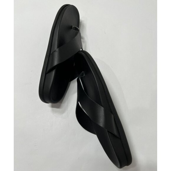 Ancient Greek Sandals Charys Leather Sandals in Black - Picture 7 of 9